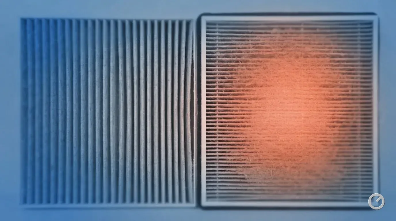 Thermal-toned MERV 8 and MERV 13 filters