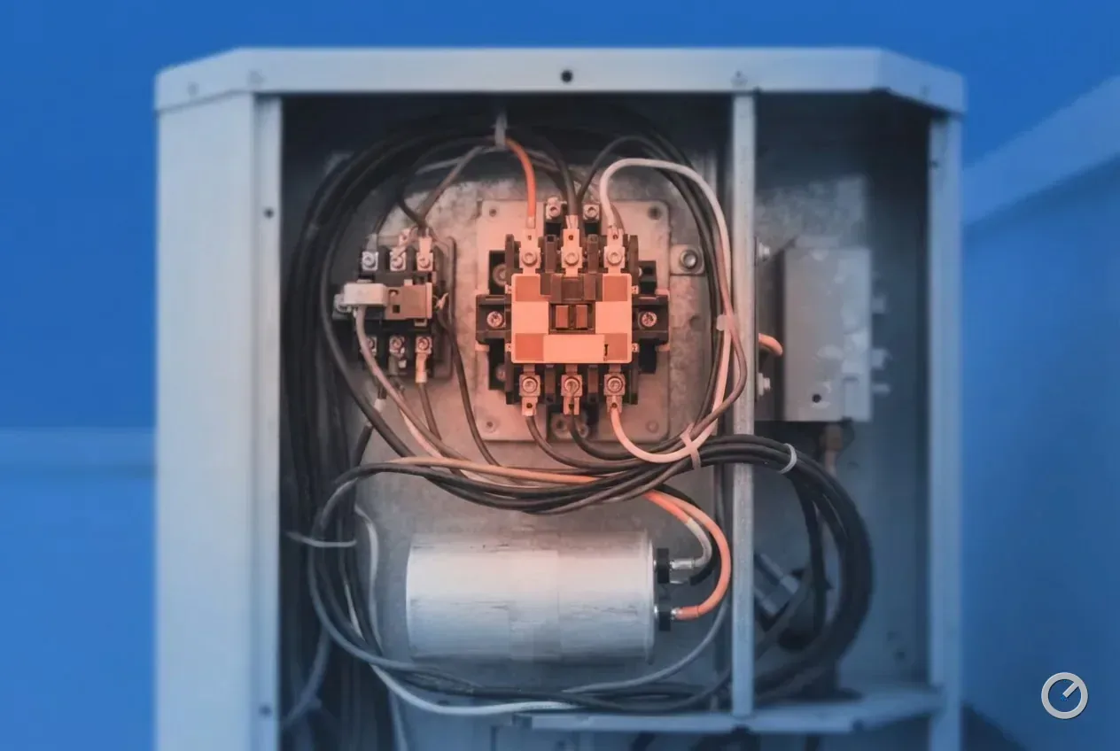 Thermal-toned contactor and capacitor