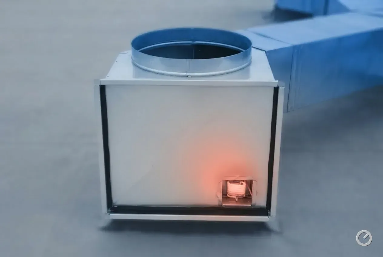 Thermal-toned fabricated plenum transition