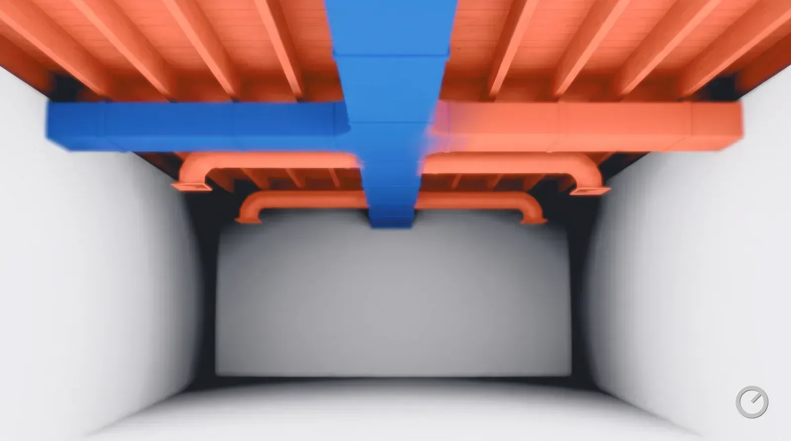 Thermal-toned trunk-and-branch duct system